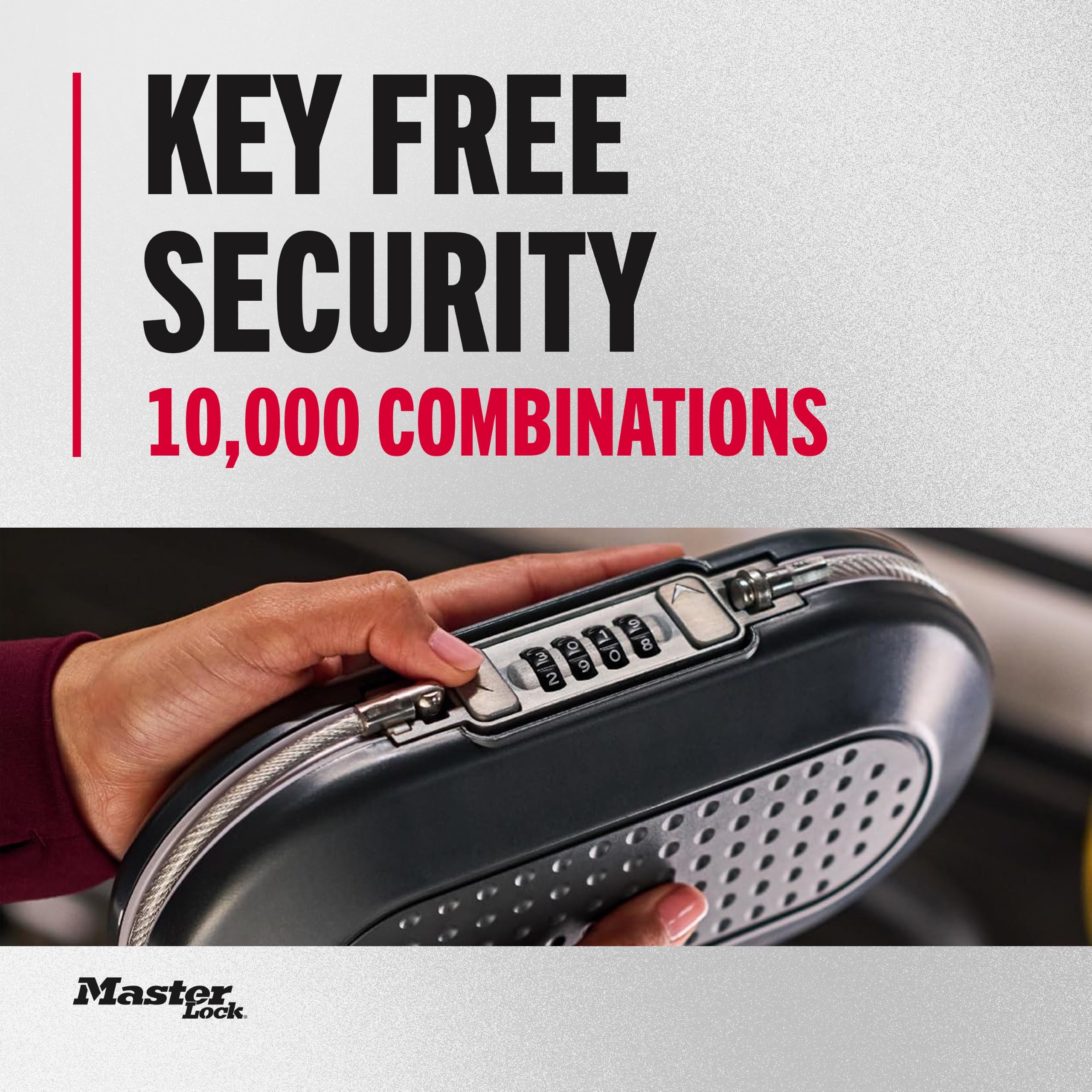 Amazon.com: Master Lock Small Travel Safe with Cable, Gray